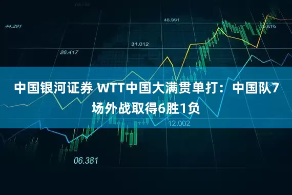 中国银河证券 WTT中国大满贯单打：中国队7场外战取得6胜1负