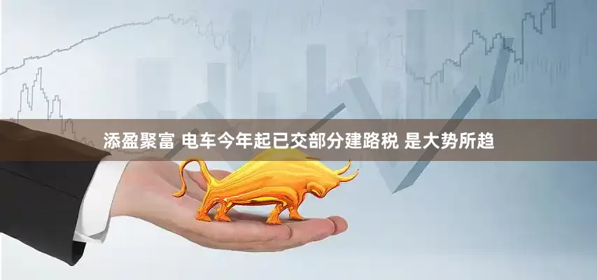 添盈聚富 电车今年起已交部分建路税 是大势所趋